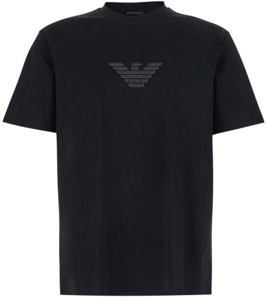 26SS 엠포리오 아르마니 반팔 티셔츠 EM004583AF13669MC539 BLACK
