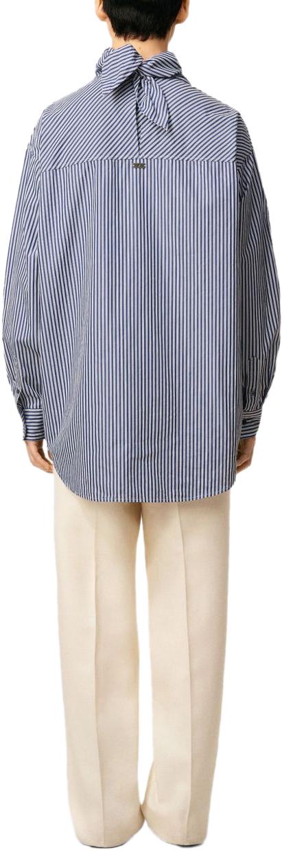 25FW 아미 울 롱 슬리브 반다나 블라우스 UTP801DCO01334901 BLUE - AMI