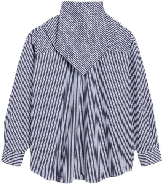 25FW 아미 울 롱 슬리브 반다나 블라우스 UTP801DCO01334901 BLUE