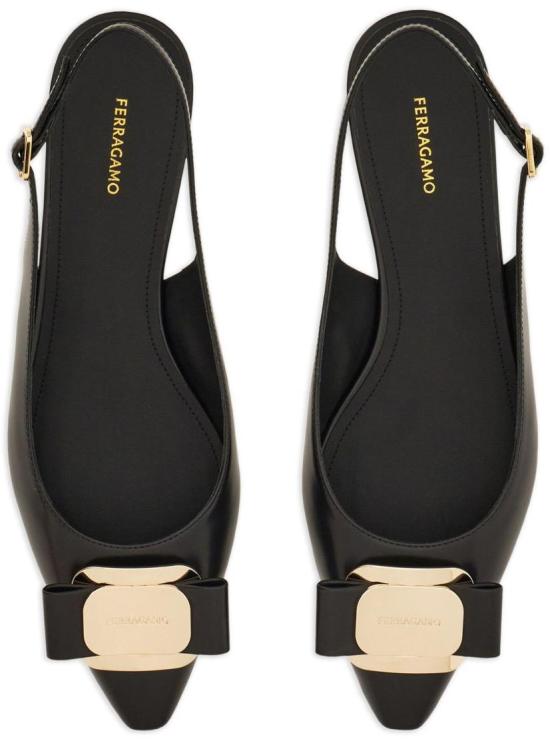 26SS 살바토레 페라가모 플랫 슈즈 01K914790605001 BLACK - SALVATORE FERRAGAMO