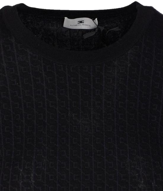 25FW 엘리자베타프랜치 스웨터 MK24S56E2110 BLACK - ELISABETTA FRANCHI