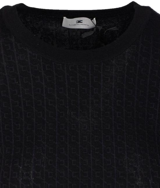 25FW 엘리자베타프랜치 스웨터 MK24S56E2110 BLACK - ELISABETTA FRANCHI