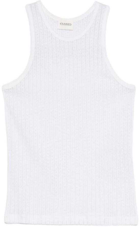 26SS 클로즈드 민소매 티셔츠 C9589842L22200 WHITE