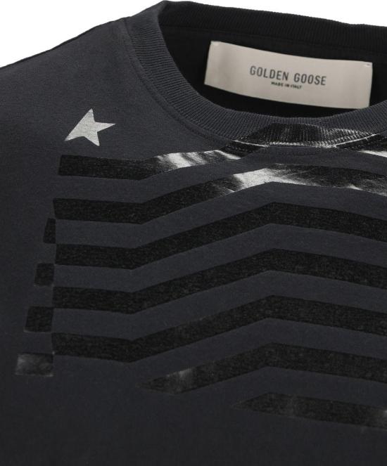 26SS 골든구스 반팔 티셔츠 8058807106618 BLACK - GOLDEN GOOSE
