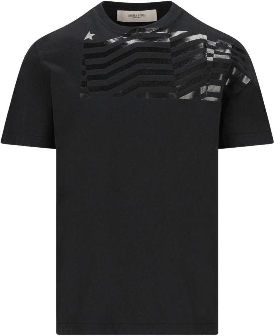 26SS 골든구스 반팔 티셔츠 8058807106618 BLACK