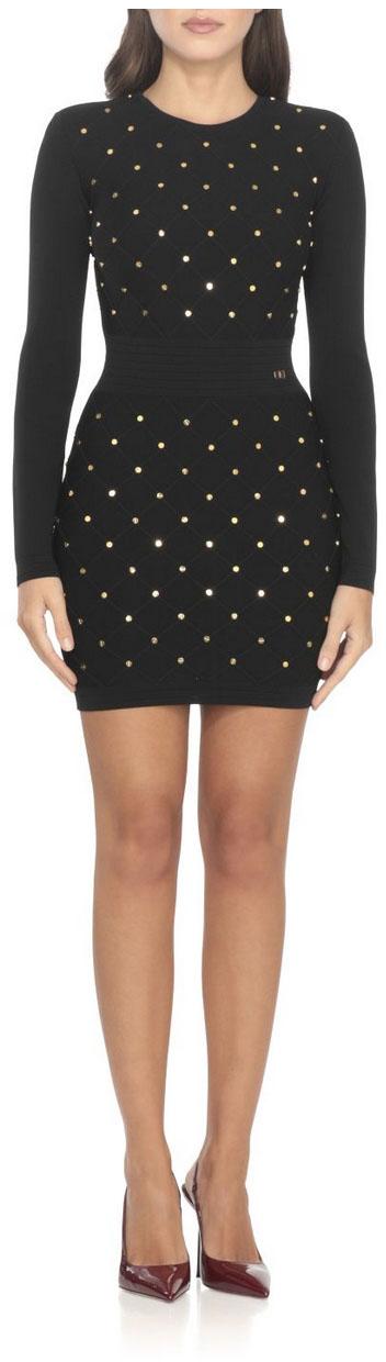 25FW 엘리자베타프랜치 미디 원피스 AM25S57E2110 BLACK - ELISABETTA FRANCHI