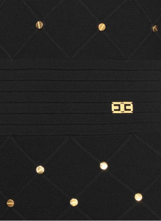 25FW 엘리자베타프랜치 미디 원피스 AM25S57E2110 BLACK - ELISABETTA FRANCHI