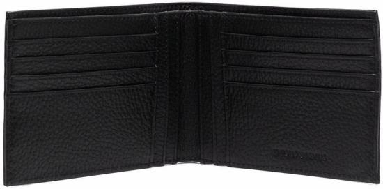 26SS 엠포리오 아르마니 텀블 레더 코인 퍼스 반지갑 Y4R166Y068E80001 BLACK - EMPORIO ARMANI
