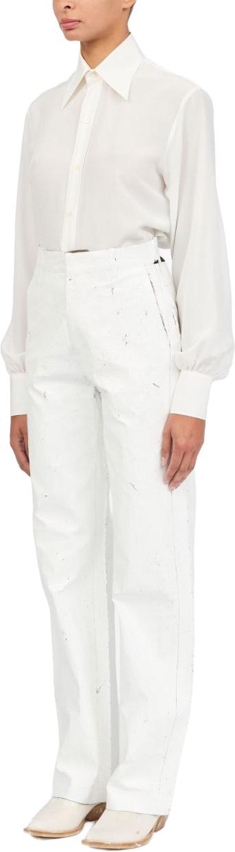 25SS 마르지엘라 팬츠 S62KB0224M35437002F WHITE - MAISON MARGIELA