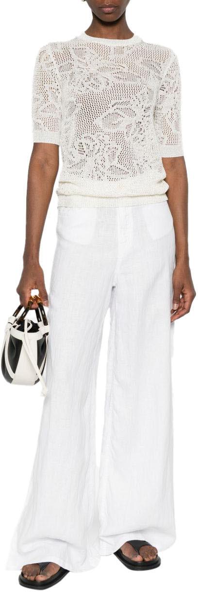 26SS 파비아나 필리피 반팔 티셔츠 MAD276F131D8640150 WHITE - FABIANA FILIPPI