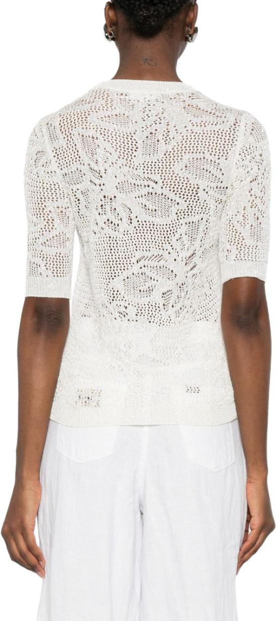 26SS 파비아나 필리피 반팔 티셔츠 MAD276F131D8640150 WHITE - FABIANA FILIPPI