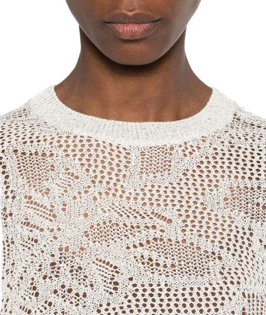 26SS 파비아나 필리피 반팔 티셔츠 MAD276F131D8640150 WHITE - FABIANA FILIPPI