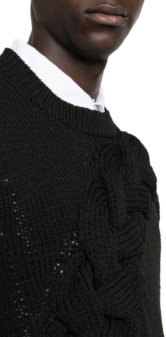  옴므 플러스 스웨터 N0090511 BLACK - HOMME PLUS