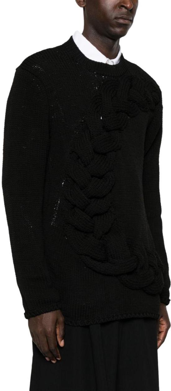  옴므 플러스 스웨터 N0090511 BLACK - HOMME PLUS