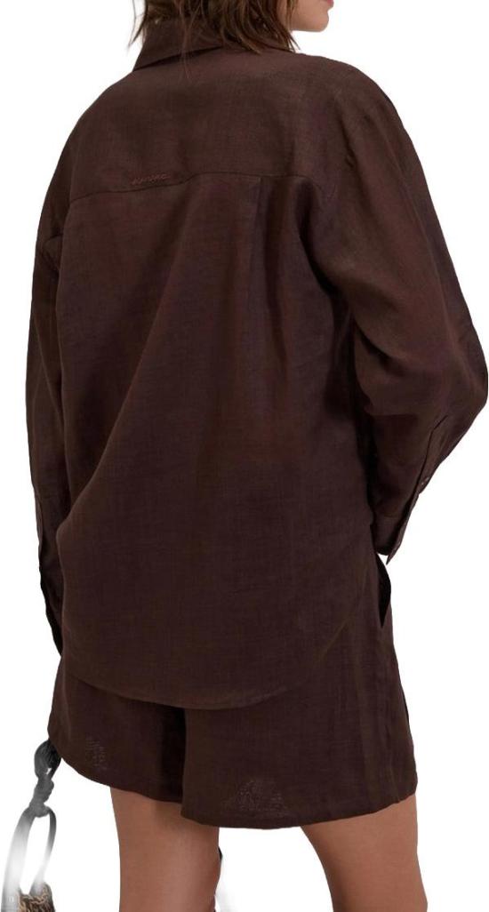 26SS 에르마노 피렌제 셔츠 D48EK029E37MF190 BROWN - ERMANNO FIRENZE