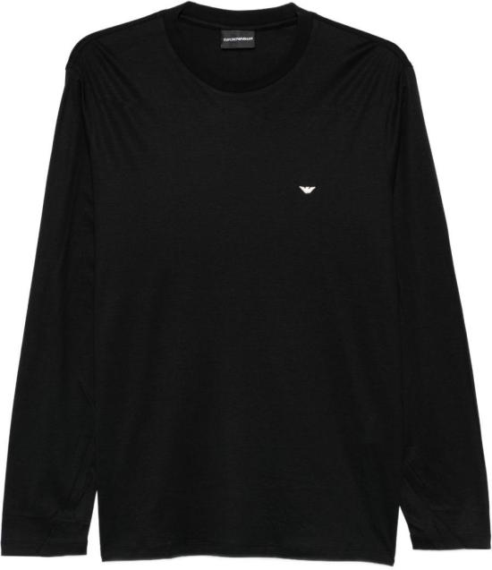 26SS 엠포리오 아르마니 긴팔 티셔츠 EM004591AF13747UC001 BLACK