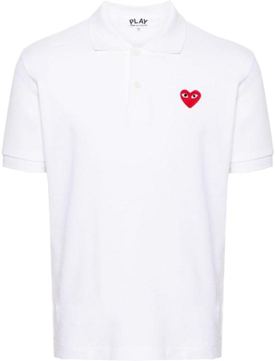 26SS 꼼데가르송 폴로 티셔츠 AXT006D5 WHITE