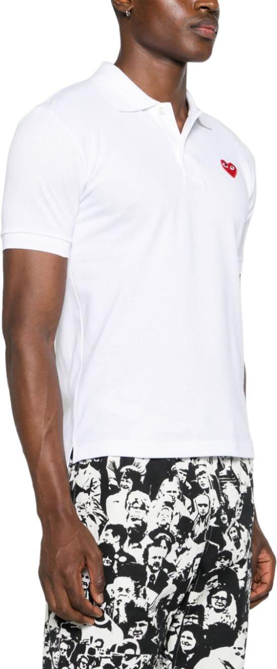 26SS 꼼데가르송 폴로 티셔츠 AXT006D5 WHITE - COMME DES GARCONS