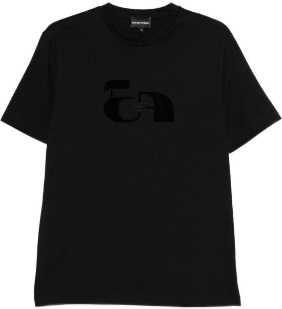 26SS 엠포리오 아르마니 반팔 티셔츠 EM004760AF14795FC014 BLACK