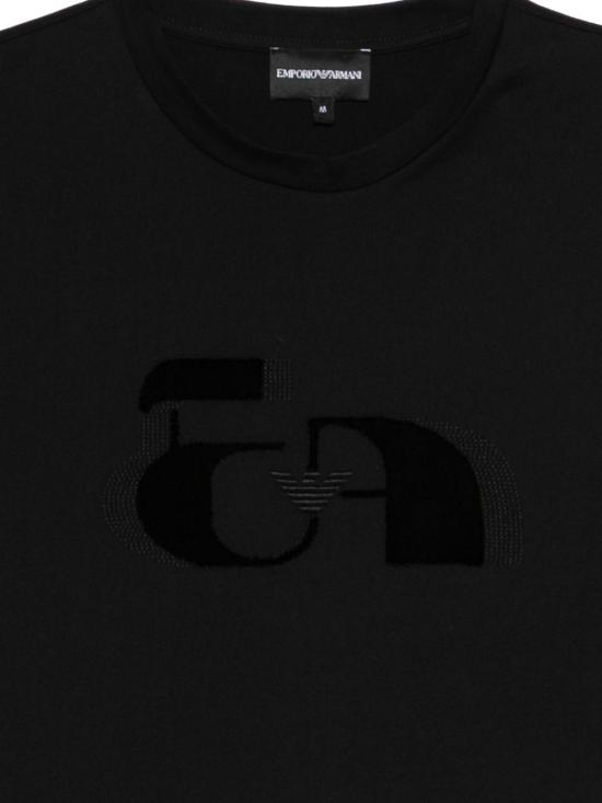 26SS 엠포리오 아르마니 반팔 티셔츠 EM004760AF14795FC014 BLACK - EMPORIO ARMANI