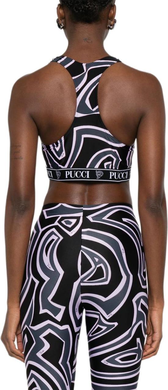 25FW 에밀리오푸치 트레이닝 티셔츠 5UTP555U855052 BLACK - EMILIO PUCCI
