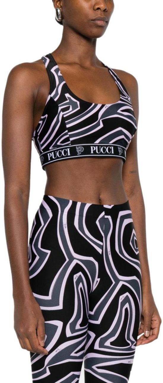 25FW 에밀리오푸치 트레이닝 티셔츠 5UTP555U855052 BLACK - EMILIO PUCCI
