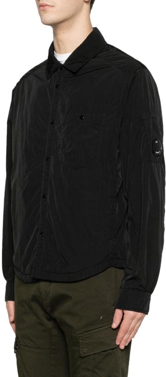 26SS 씨피 컴퍼니 크롬-R 패딩 렌즈 오버셔츠 20CMOS056A005904G999 BLACK - C.P. COMPANY