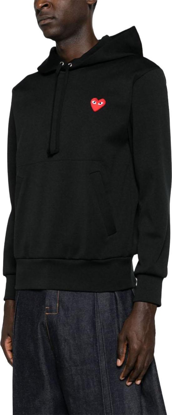 26SS 꼼데가르송 후드 티셔츠 AXT174D1 BLACK - COMME DES GARCONS