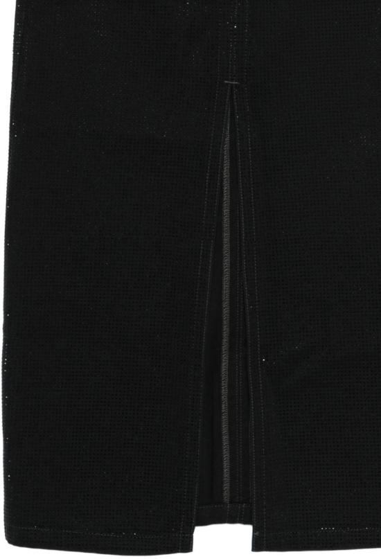 26SS 엠포리오 아르마니 롱 스커트 EW003492AF21084UC001 BLACK - EMPORIO ARMANI