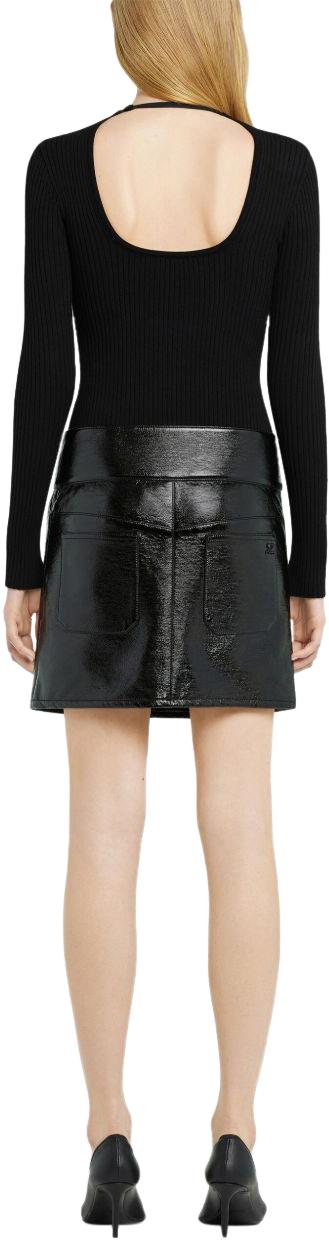 25SS 쿠레쥬 숏 스커트 125CJU218VY00149999 BLACK - COURREGES