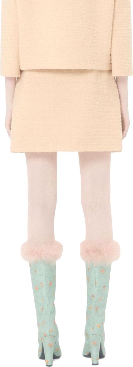 26SS 발렌티노 가라바니 숏 스커트 BRAEH09VMET5 BEIGE - VALENTINO GARAVANI