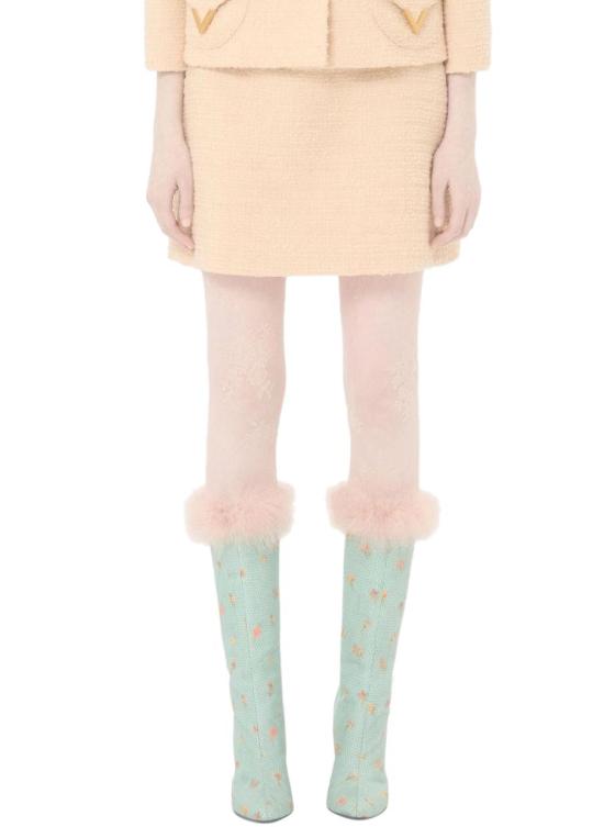 26SS 발렌티노 가라바니 숏 스커트 BRAEH09VMET5 BEIGE - VALENTINO GARAVANI