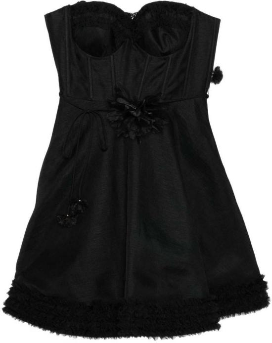 26SS 짐머만 숏 원피스 7569DS261BLK BLACK