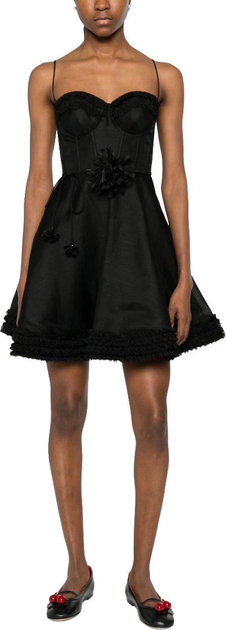 26SS 짐머만 숏 원피스 7569DS261BLK BLACK - ZIMMERMANN