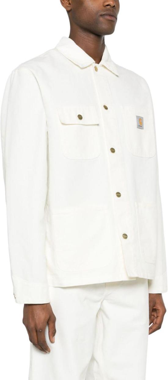 26SS 칼하트 언라인드 디어본 캔버스 미시건 초어 코트 I0315190DJ02 WHITE - CARHARTT