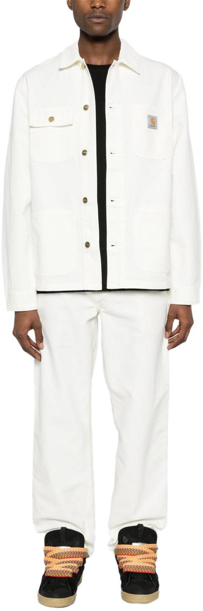 26SS 칼하트 언라인드 디어본 캔버스 미시건 초어 코트 I0315190DJ02 WHITE - CARHARTT