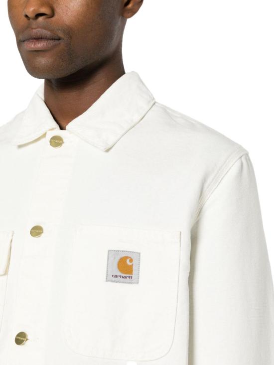 26SS 칼하트 언라인드 디어본 캔버스 미시건 초어 코트 I0315190DJ02 WHITE - CARHARTT