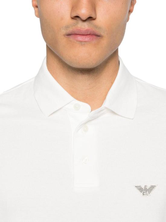 26SS 엠포리오 아르마니 폴로 티셔츠 EM005358AF10497U0003 WHITE - EMPORIO ARMANI