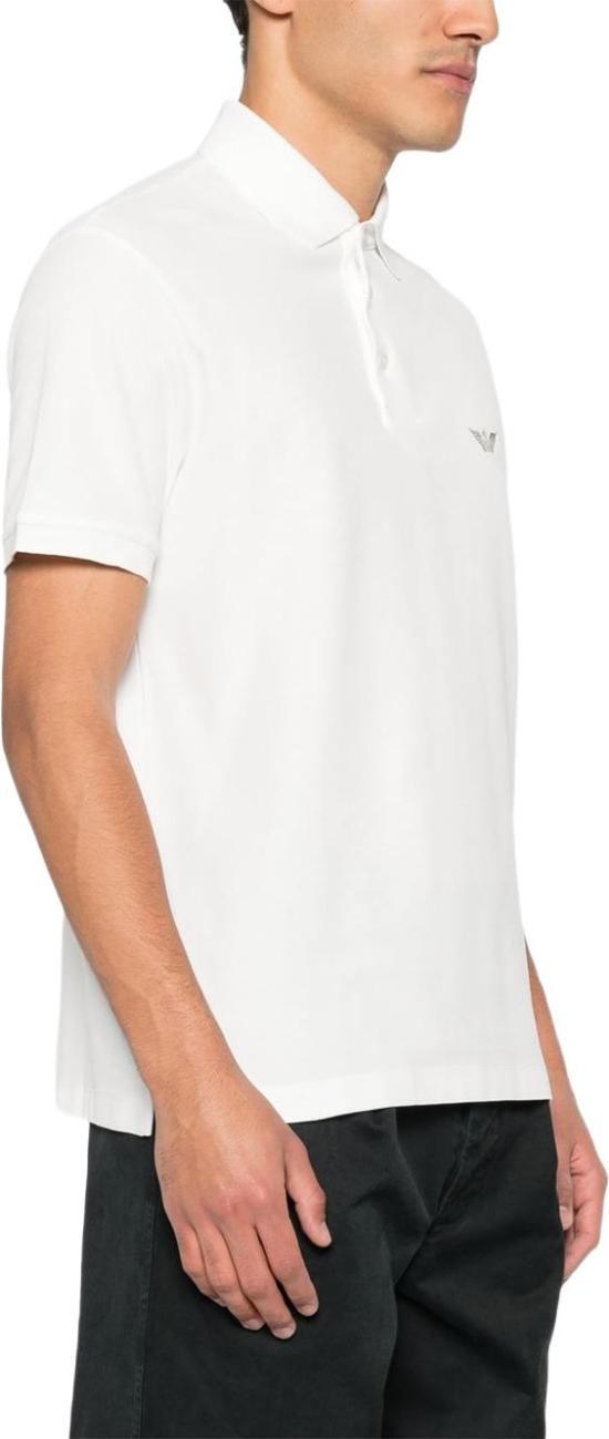 26SS 엠포리오 아르마니 폴로 티셔츠 EM005358AF10497U0003 WHITE - EMPORIO ARMANI