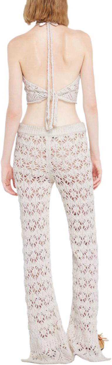 26SS 알라누이 팔라초 팬츠 LWHG018R26KNI001OFOF WHITE - ALANUI