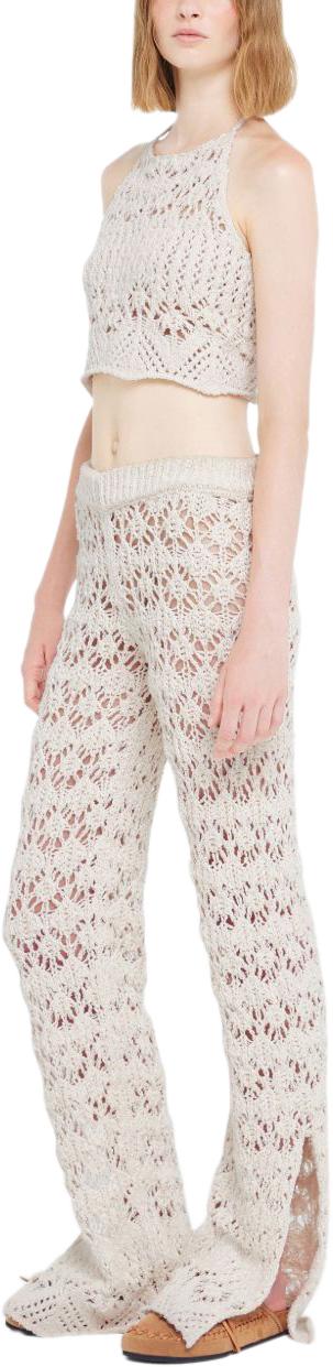 26SS 알라누이 팔라초 팬츠 LWHG018R26KNI001OFOF WHITE - ALANUI