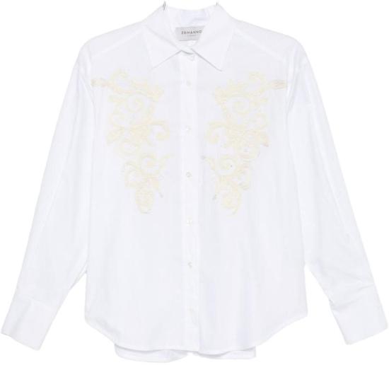 26SS 에르마노 피렌제 셔츠 D48EK024E35MFB20 WHITE