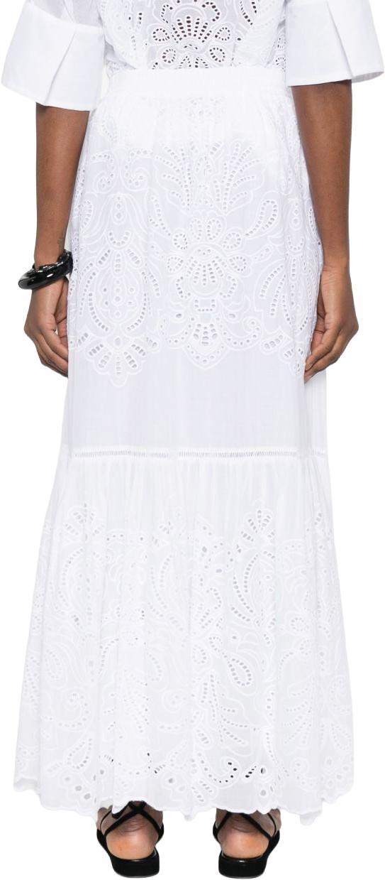 26SS 에르마노 피렌제 롱 스커트 D48EO012EN0MF010 WHITE - ERMANNO FIRENZE