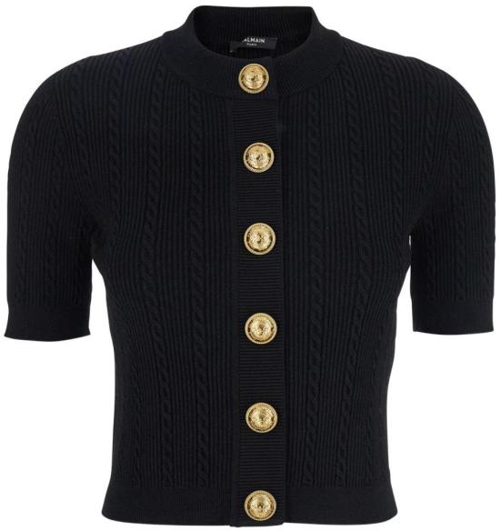 25FW 발망 가디건 3615885790822 BLACK