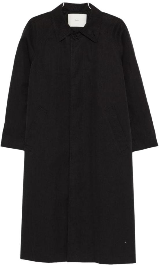 26SS 던스트 트렌치 코트 UDTR6A101BK BLACK