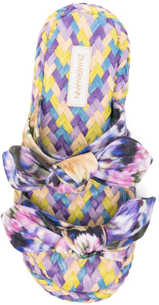 26SS 짐머만 뮬/슬리퍼 7870FS26A1MTDH PURPLE - ZIMMERMANN