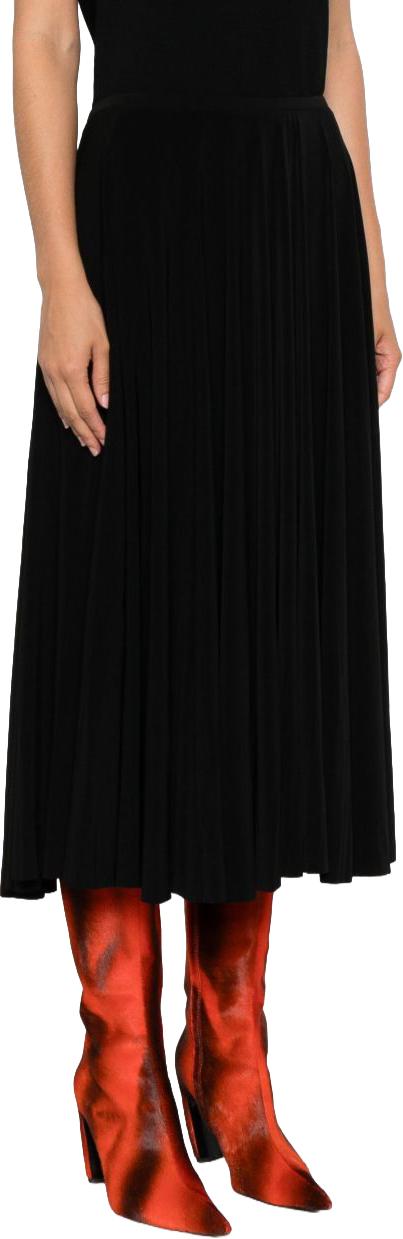 26SS 노마카말리 롱 스커트 KK225SPLQ42001 BLACK - NORMA KAMALI