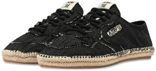 25FW 오트리 SANDY 샌디 에스파드리유 스니커즈 ESLWCV02 BLACK - AUTRY