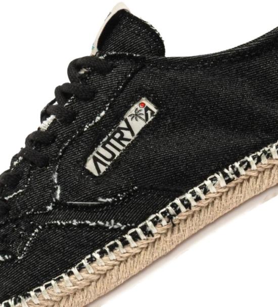 25FW 오트리 SANDY 샌디 에스파드리유 스니커즈 ESLWCV02 BLACK - AUTRY