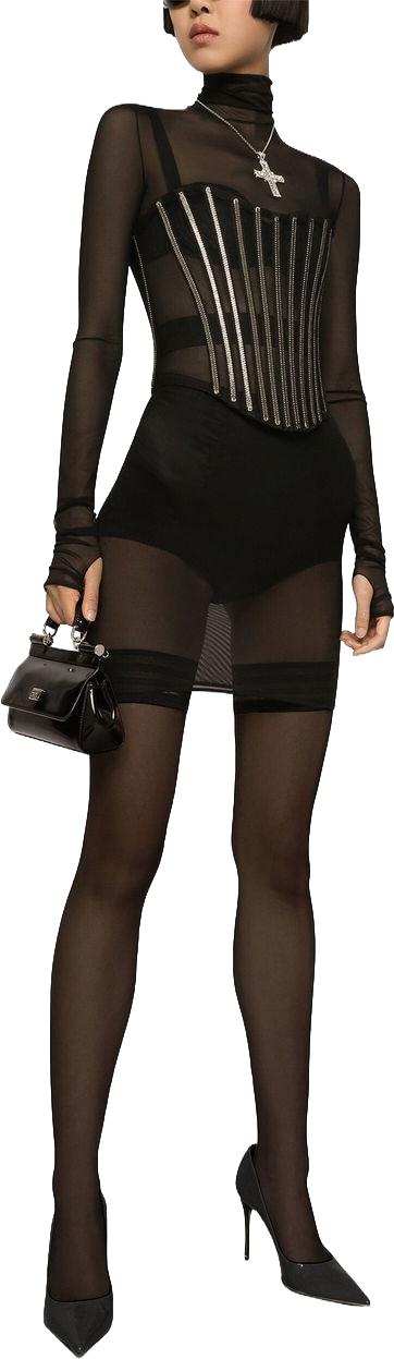  돌체앤가바나 와이드 벨트 FB368AFLMFBN0000 BLACK - DOLCE & GABBANA